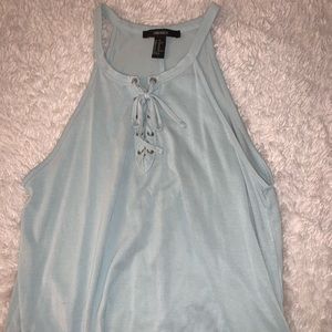 Mint green tank top